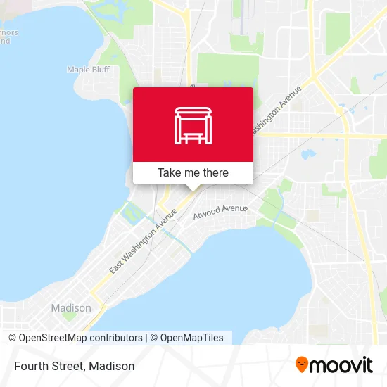 Mapa de Fourth Street