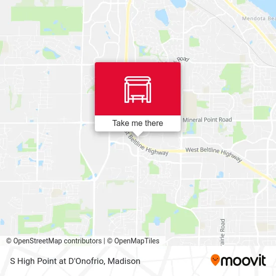 S High Point at D'Onofrio map