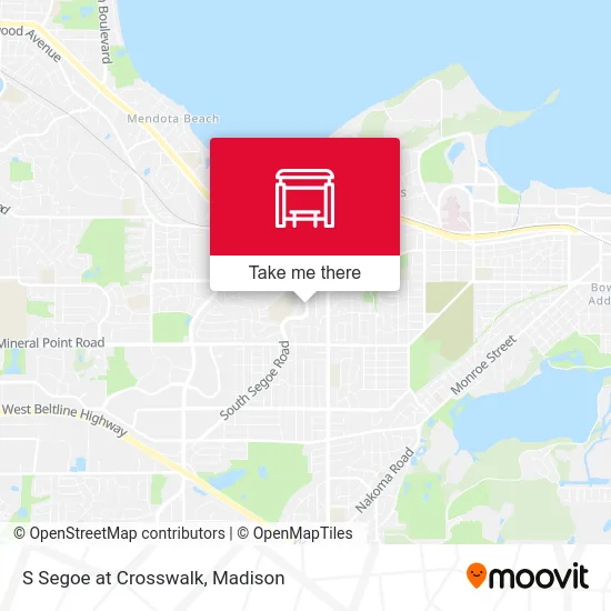 S Segoe at Crosswalk map