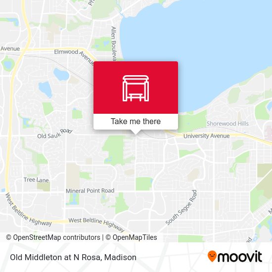 Mapa de Old Middleton at N Rosa