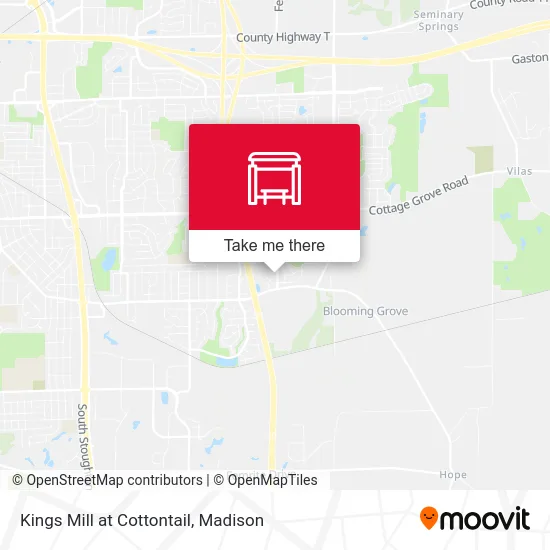 Mapa de Kings Mill at Cottontail
