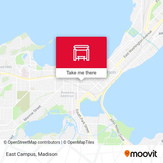 Mapa de East Campus