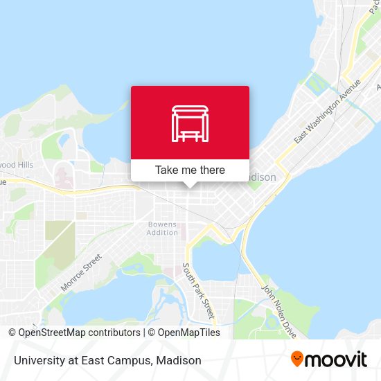 Mapa de University at East Campus