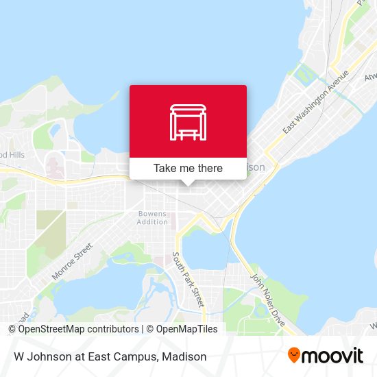 W Johnson at East Campus map