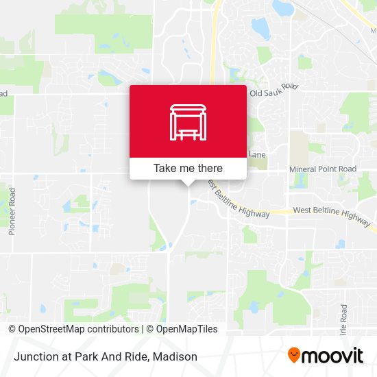 Junction at Park And Ride map