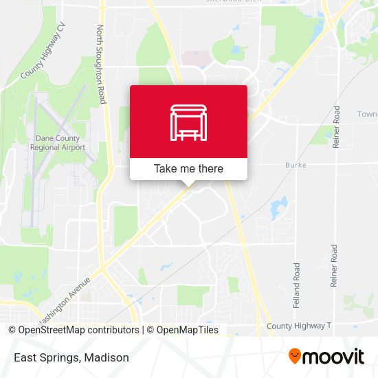 East Springs map
