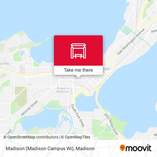 Madison (Madison Campus Wi) map