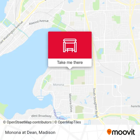 Mapa de Monona at Dean