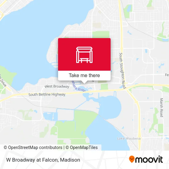 Mapa de W Broadway at Falcon