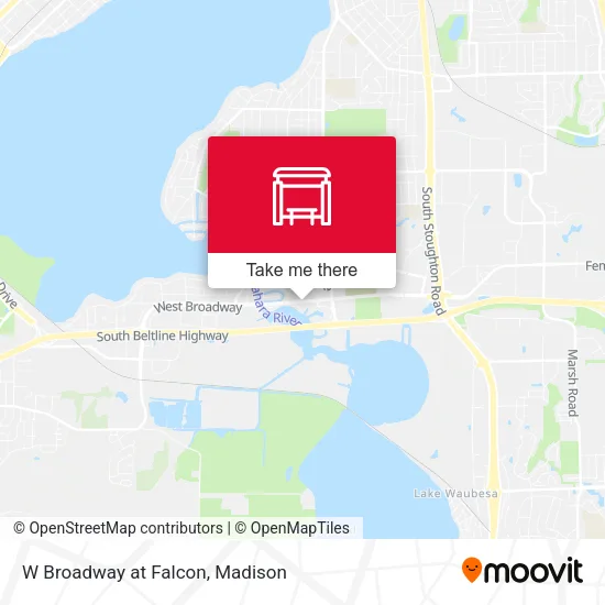 Mapa de W Broadway at Falcon