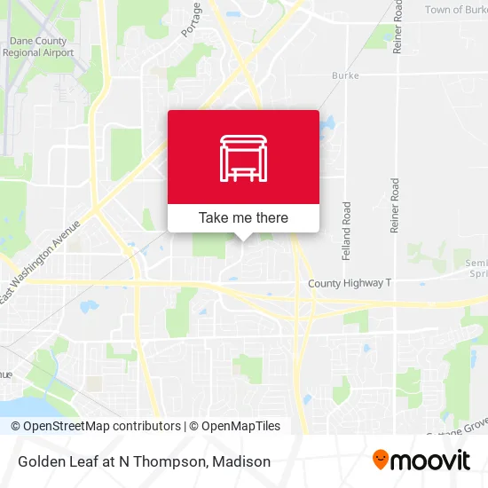 Mapa de Golden Leaf at N Thompson