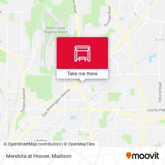 Mapa de Mendota at Hoover