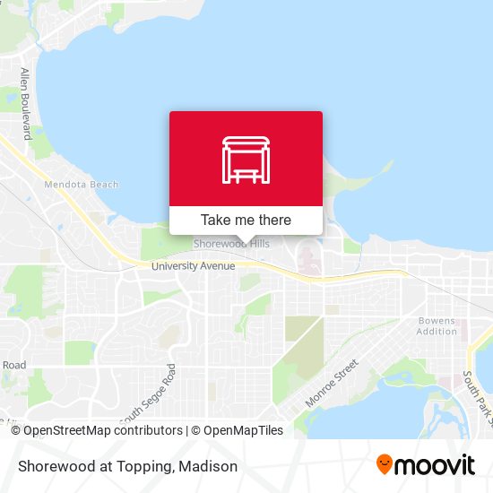 Mapa de Shorewood at Topping