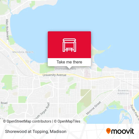 Shorewood at Topping map