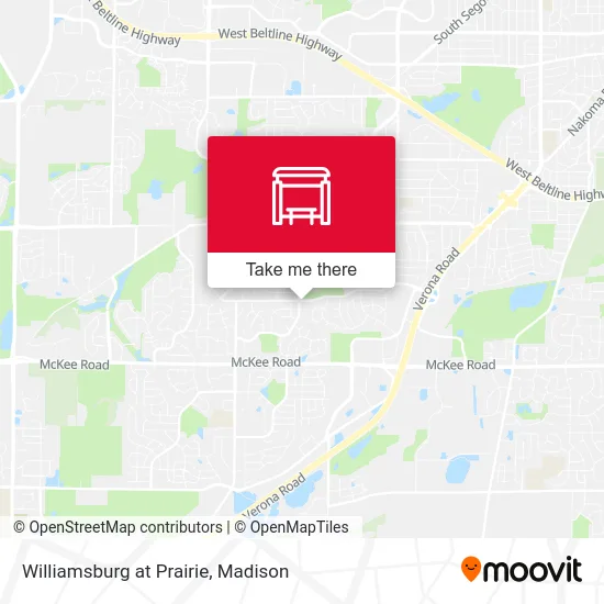 Williamsburg at Prairie map