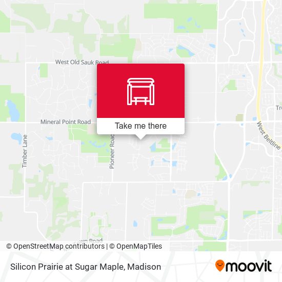 Silicon Prairie at Sugar Maple map