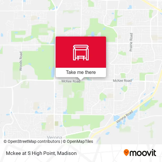 Mapa de Mckee at S High Point