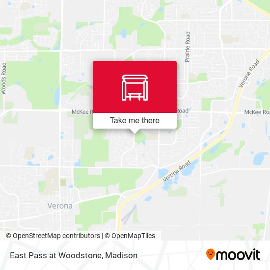 Mapa de East Pass at Woodstone