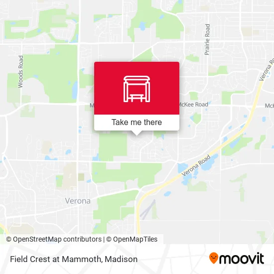 Mapa de Field Crest at Mammoth