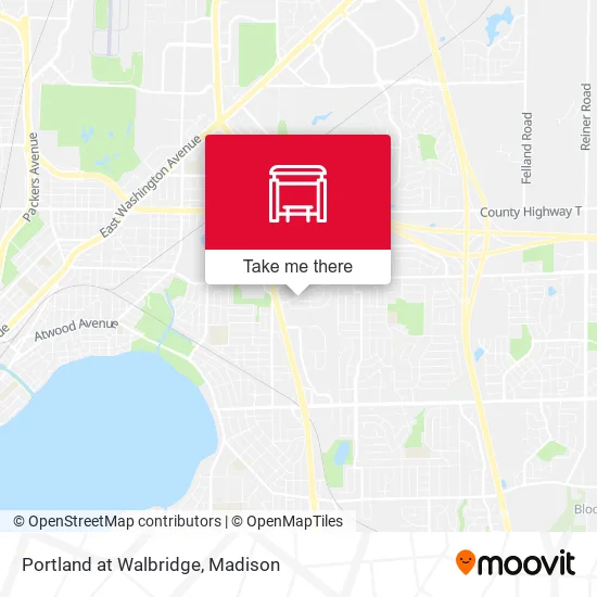 Mapa de Portland at Walbridge