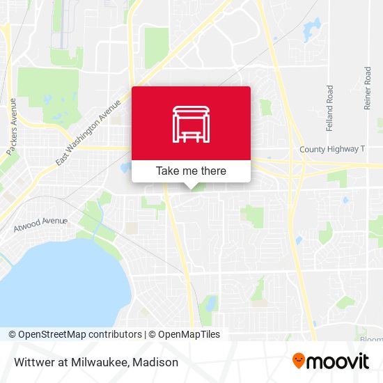 Wittwer at Milwaukee map
