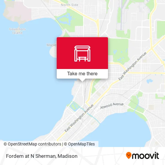 Mapa de Fordem at N Sherman