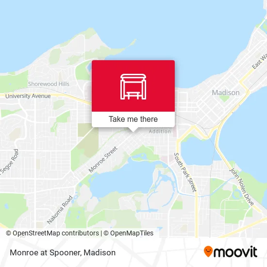 Mapa de Monroe at Spooner