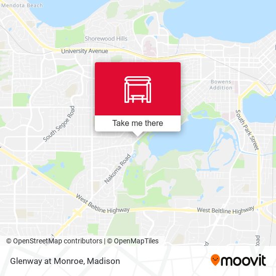 Glenway at Monroe map