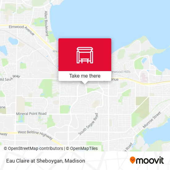 Mapa de Eau Claire at Sheboygan