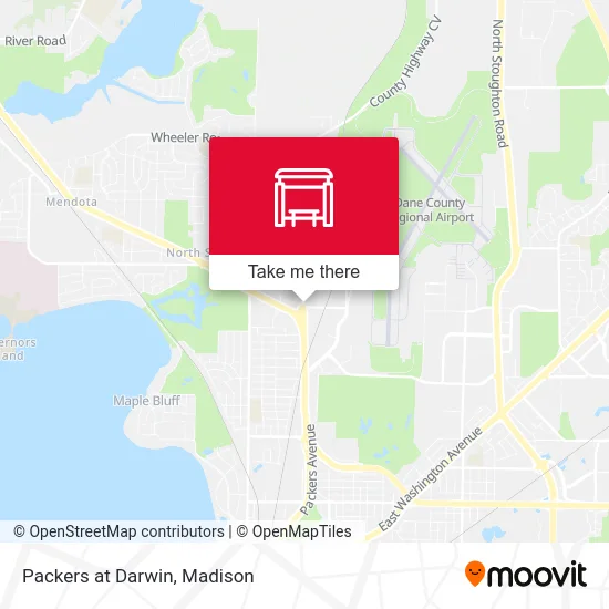Packers at Darwin map