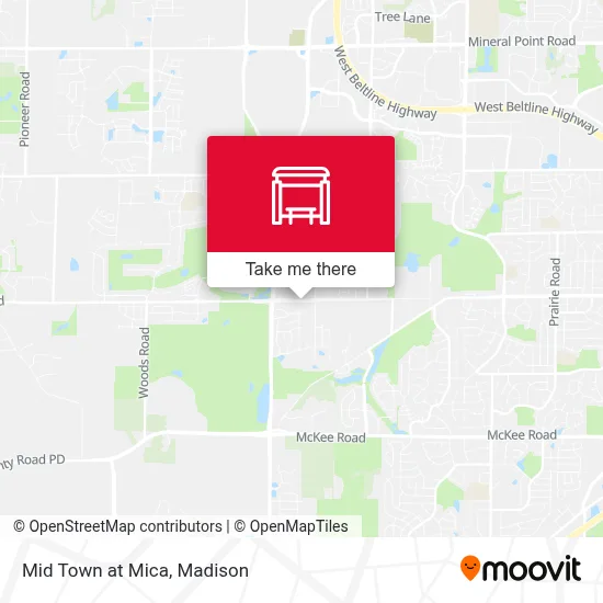 Mid Town at Mica map