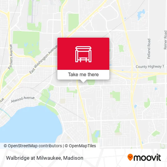 Mapa de Walbridge at Milwaukee