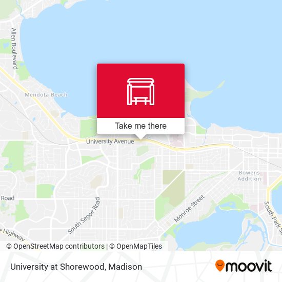 University at Shorewood map