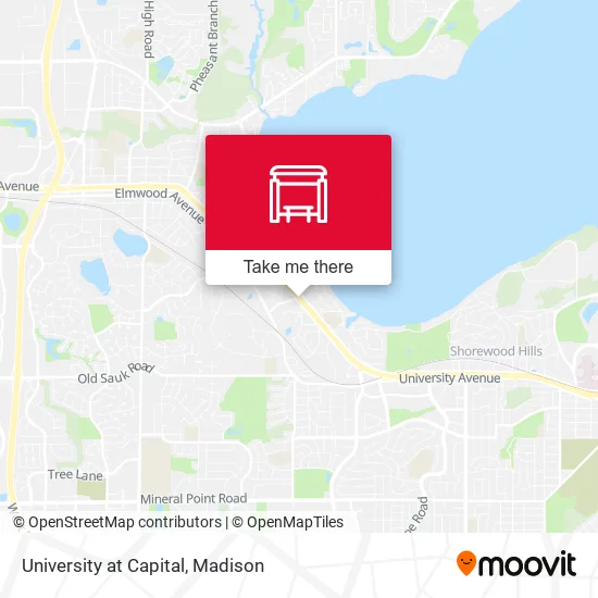 Mapa de University at Capital