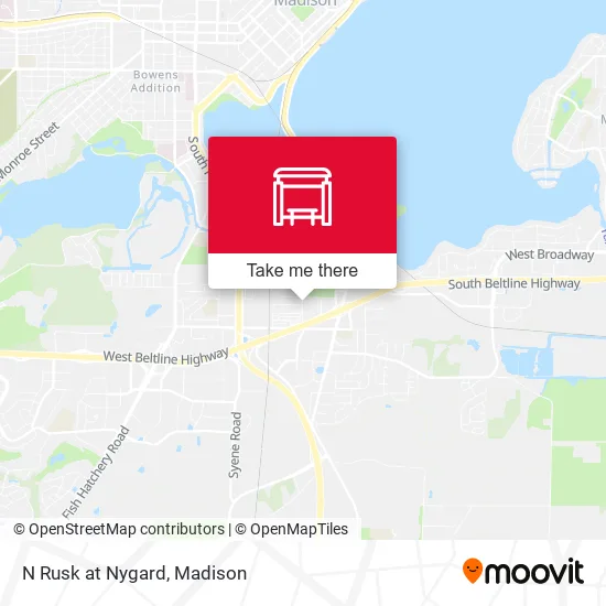 Mapa de N Rusk at Nygard