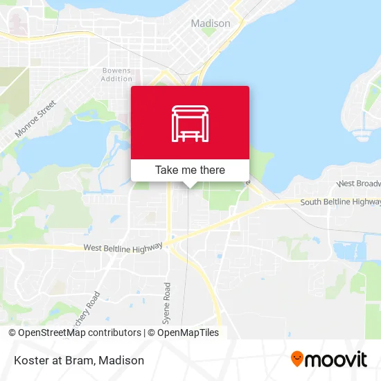 Mapa de Koster at Bram