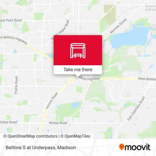 Mapa de Beltline S at Underpass