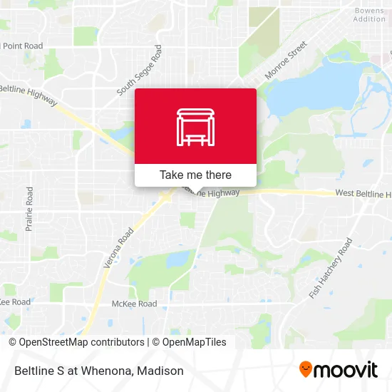 Mapa de Beltline S at Whenona