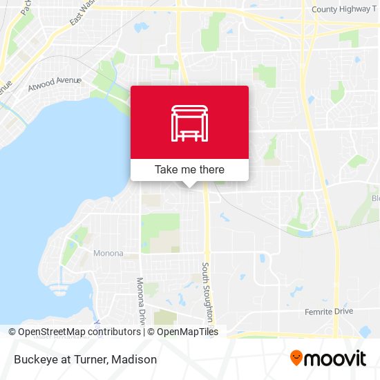 Buckeye at Turner map