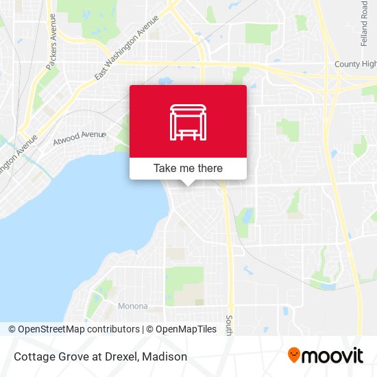 Cottage Grove at Drexel map