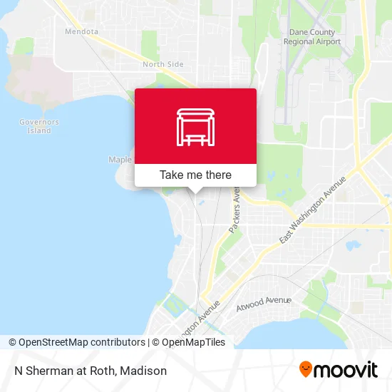 Mapa de N Sherman at Roth