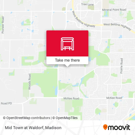 Mapa de Mid Town at Waldorf