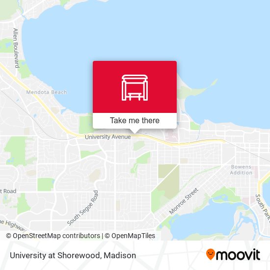 University at Shorewood map