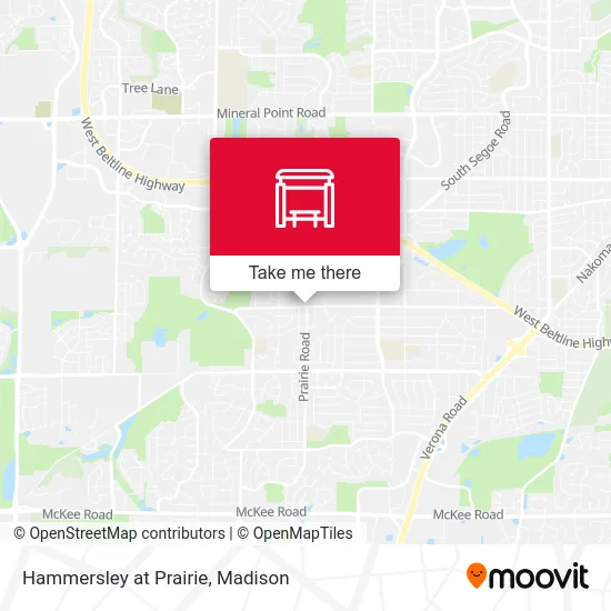 Hammersley at Prairie map