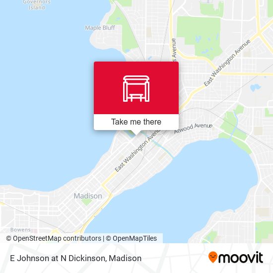 Mapa de E Johnson at N Dickinson