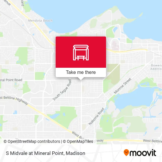 Mapa de S Midvale at Mineral Point