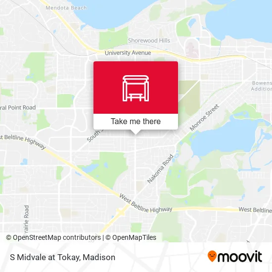 Mapa de S Midvale at Tokay