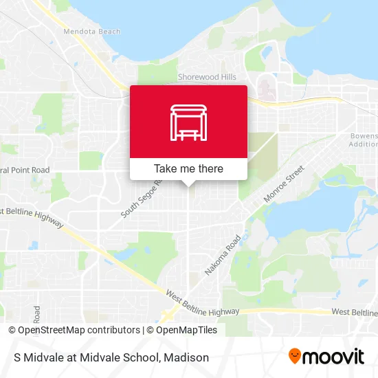 Mapa de S Midvale at Midvale School