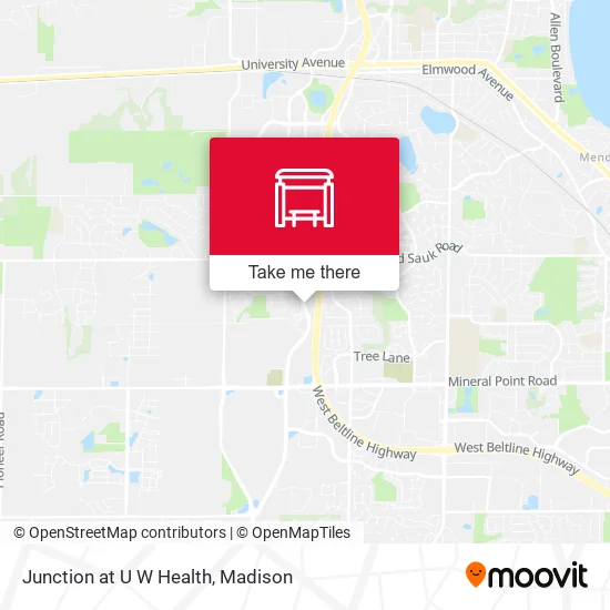 Mapa de Junction at U W Health