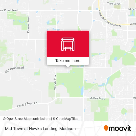 Mapa de Mid Town at Hawks Landing